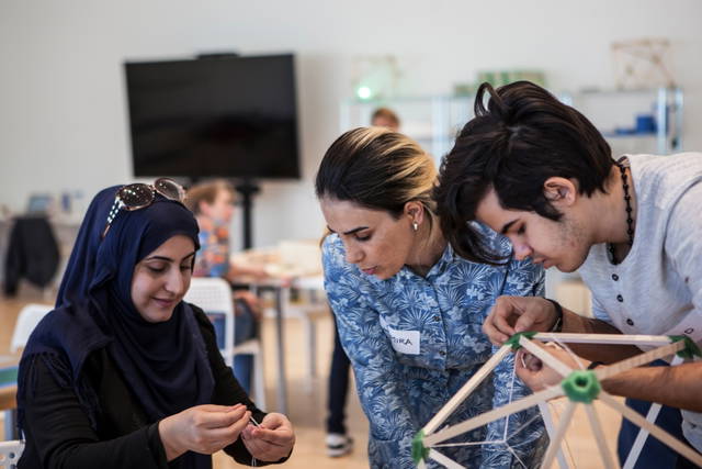 Olafur Eliasson: Green light – An artistic workshop. Co-produced by Thyssen-Bornemisza Art Contemporary. Hosted by Moody Center for the Arts - Moody Center for the Arts, Houston, Texas – 2017 - Photo: Studio Olafur Eliasson / TBA21