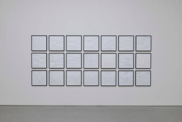 Untitled (21 drawings, black), 1998 - Pinakothek der Moderne, Munich – 2018 - Photo: Gunnar Gustafsson