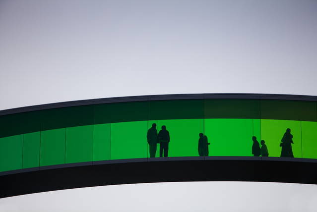 Your rainbow panorama, 2011 - ARoS Aarhus Kunstmuseum, Denmark – 2011 - Photo: Thilo Frank / Studio Olafur Eliasson