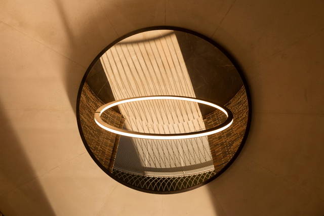 Cirkelspejl (2018) installed in Fjordenhus, 2018 - Vejle, Denmark - Photo: Anders Sune Berg
