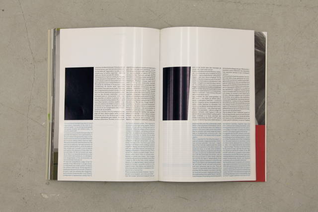 Spread from Chaque matin je me sens différent, chaque soir je me sens le même, edited by Angeline Scherf, Paris 2002