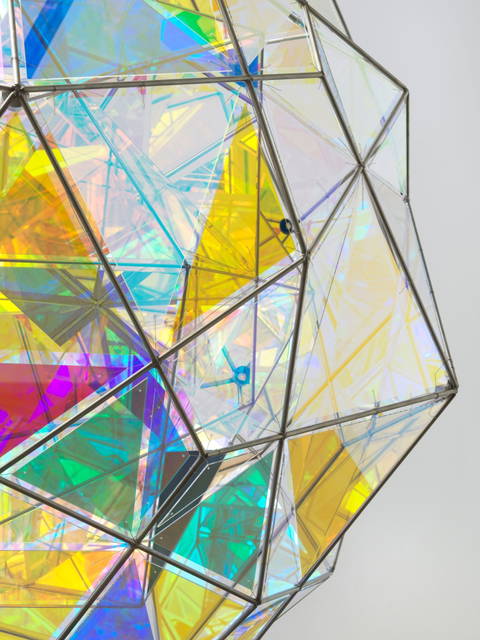 Firefly double-polyhedron sphere experiment, 2020 - Studio Olafur Eliasson, Berlin – 2021 - Photo: Jens Ziehe