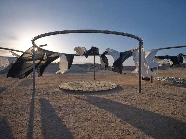 Your glacial dust garden - Al Thakhira, Qatar – 2023 - Photo: Ander Sune Berg