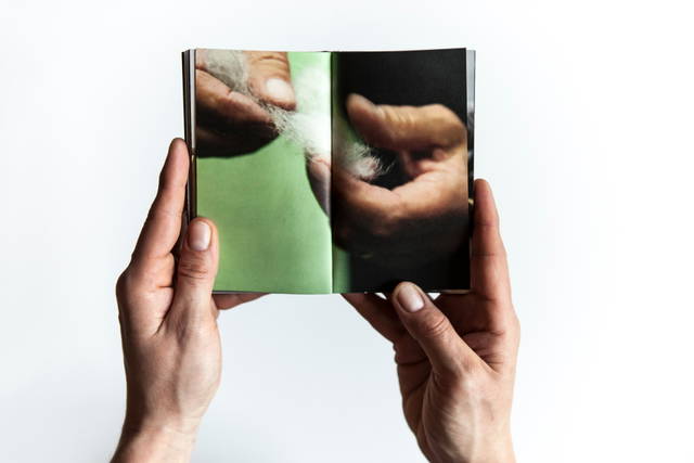 Certificate booklet for Mat for multidimensional prayers, 2014 - Photo: María del Pilar García Ayensa / Studio Olafur Eliasson
