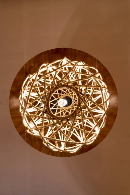 The complete sphere lamp, 2015 - Modern Art Museum, Gebre Kristos Desta Center, Addis Ababa, Ethiopia – 2015 - Photo: Michael Tsegaye