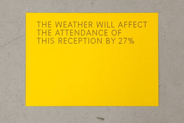 Invitation for Olafur Eliasson: The weather project, 2003, Turbine Hall Tate Modern, London, 2003-2004