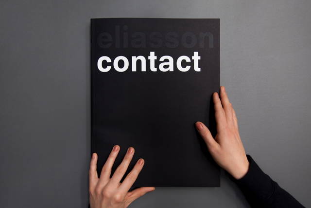 Spread from Olafur Eliasson: Contact, Spread from Olafur Eliasson: Contact, edited by Studio Olafur 