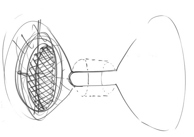 Sketch for Double infinity, 2014