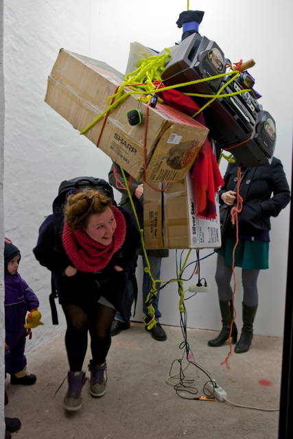 Grey Sheep with Aeaeaeae, Hans-Henning Korb, Robert Lippok, and Raul Walch - Studio Olafur Eliasson, Berlin – 2013 - Photo: María del Pilar García Ayensa / Studio Olafur Eliasson