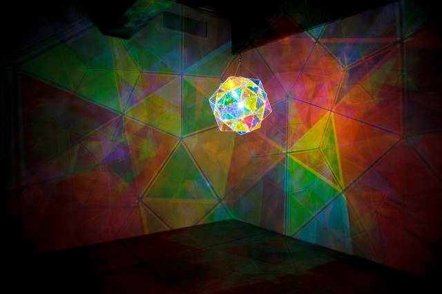Infinite colour double polyhedron lamp, 2011 - Tanya Bonakdar Gallery, New York – 2011 - Photo: Jean Vong