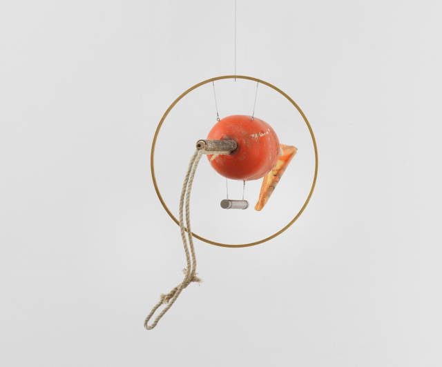 Shore compass (21:00, red orange), 2018 - Photo: Jens Ziehe