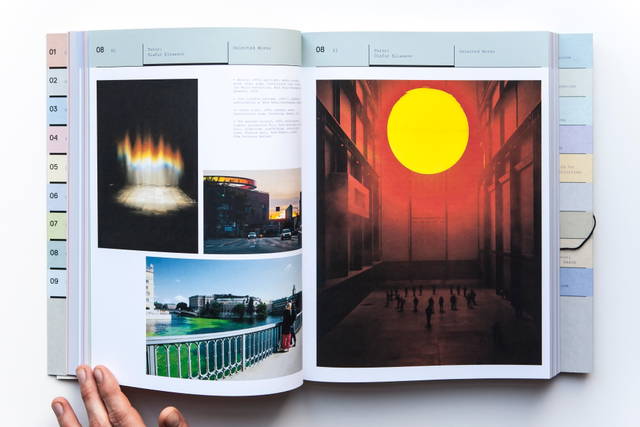 Spread from Love letter from us by Olafur Eliasson, Christina Werner and Eric Ellingsen in Akademie  - Photo: María del Pilar García Ayensa / Studio Olafur Eliasson