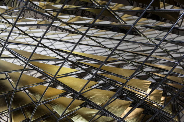 Aurum sphere, 2015 - Photo: María del Pilar García Ayensa / Studio Olafur Eliasson