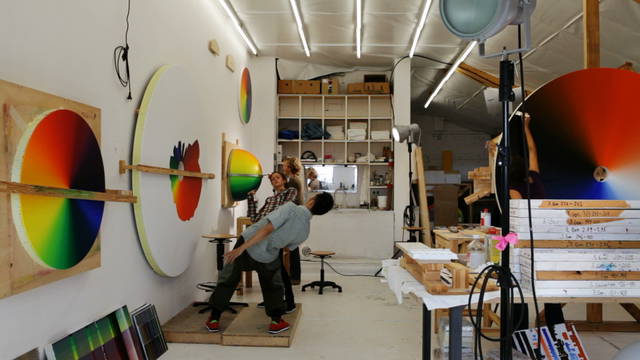 Movement microscope, 2011 - Studio Olafur Eliasson, Berlin – 2011 - Photo: Studio Olafur Eliasson