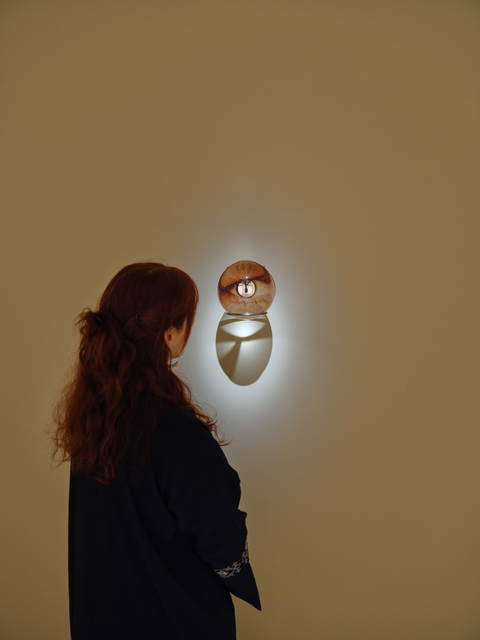 Future eye seeing now, 2020  - National Museum of Qatar, Doha – 2023 - Photo: Anders Sune Berg