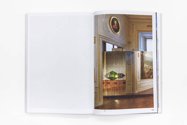 Spread from Olafur Eliasson - Baroque Baroque, edited by Francesca von Habsburg, Agnes Husslein-Arco, Daniela Zyman, Berlin 2015