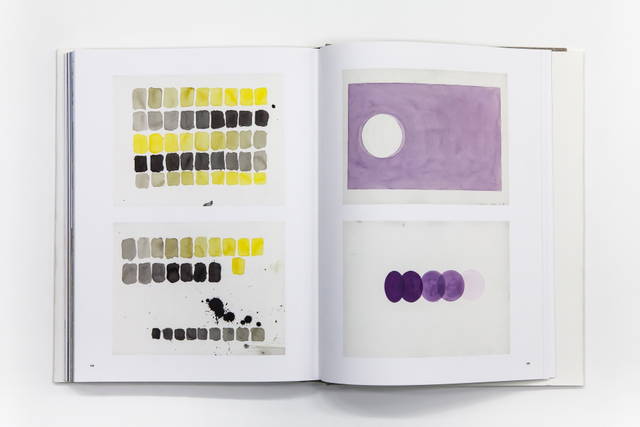 Spread from Olafur Eliasson: Works from the Boros Collection 1994-2015, edited by Christiane Maria Schneider / Langen Foundation and Christian Boros / Boros Foundation 2015