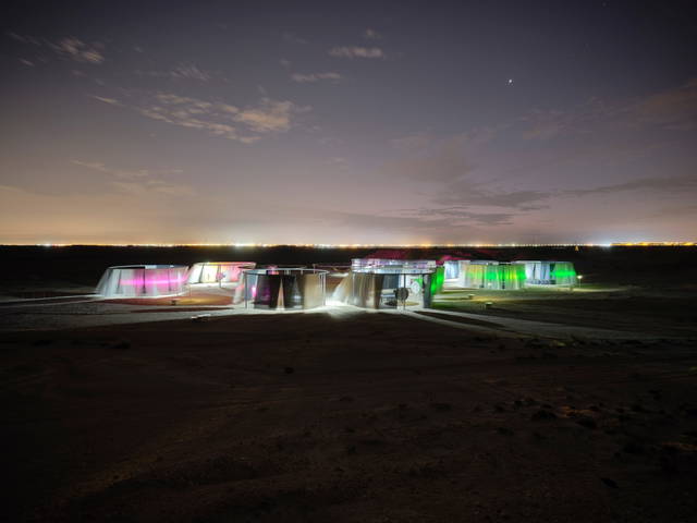 Orientation lights for rising seas