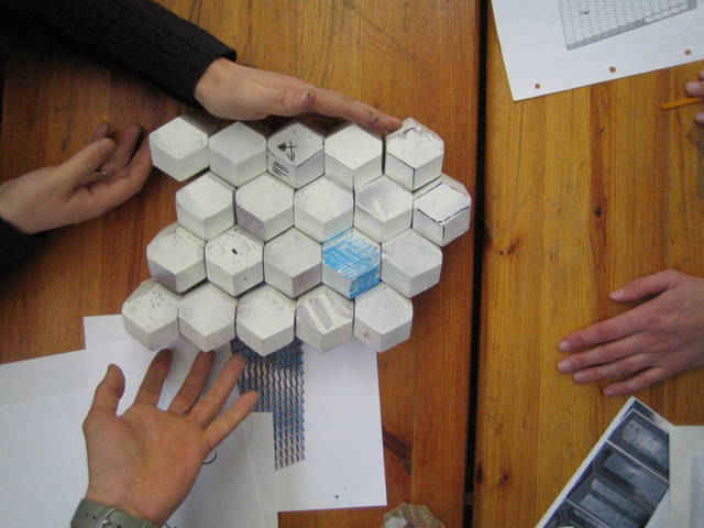 Test for Façade for Harpa Reykjavik Concert Hall and Conference Centre - Studio Olafur Eliasson, Berlin – 2010 - Photo: Olafur Eliasson