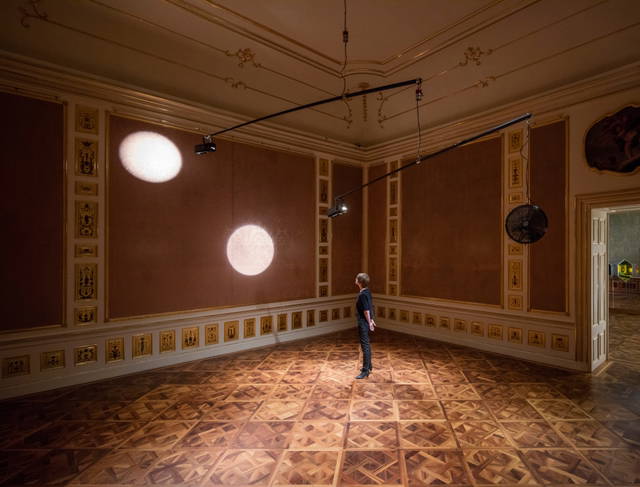 Double light ventilator mobile, 2003 - The Winter Palace of Prince Eugene of Savoy, Vienna – 2015 - Photo: Anders Sune Berg