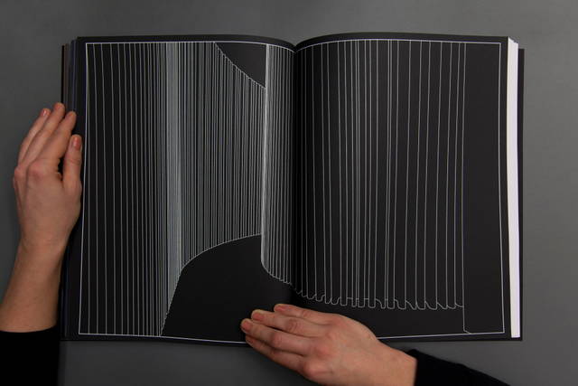 Spread from Olafur Eliasson: Contact, limited edition printed with flourescent ink - Photo: Studio Olafur Eliasson
