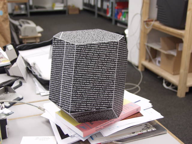 The body as brain 1 quasibrick - Studio Olafur Eliasson, Berlin – 2003 - Photo: Studio Olafur Eliasson
