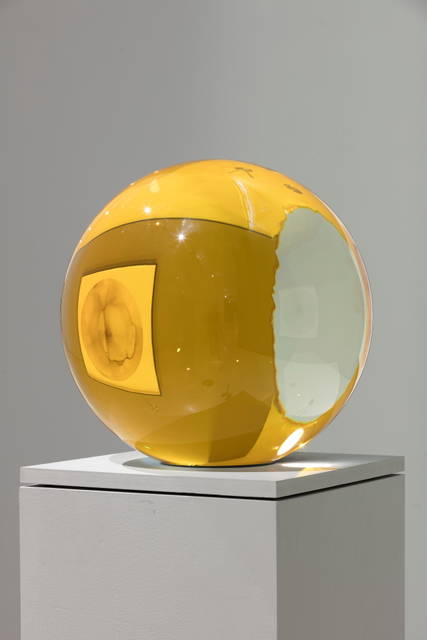 Chronobiological sphere (yellow), 2018 - Red Brick Art Museum, Beijing – 2018 - Photo: Anders Sune Berg