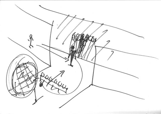 Sketch for the exhibition Your chance encounter