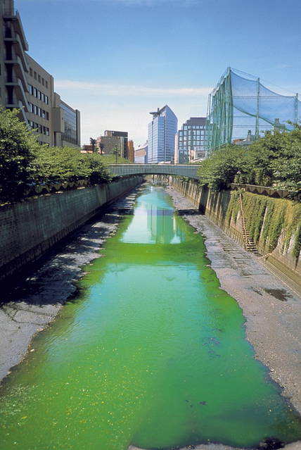 Green river, 1998 - Tokyo – 1998 - Photo: Olafur Eliasson