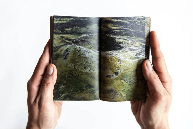Certificate booklet for Mat for multidimensional prayers, 2014 - Photo: María del Pilar García Ayensa / Studio Olafur Eliasson