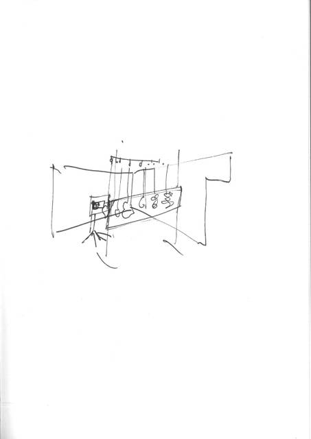 Sketch for the exhibition Your chance encounter