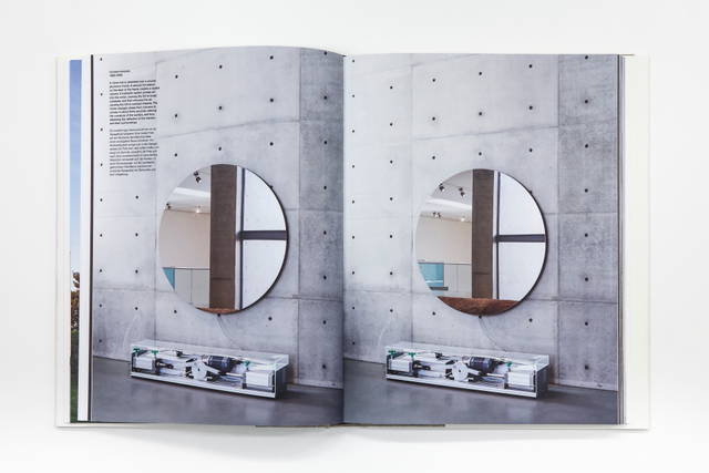 Spread from Olafur Eliasson: Works from the Boros Collection 1994-2015, edited by Christiane Maria Schneider / Langen Foundation and Christian Boros / Boros Foundation 2015