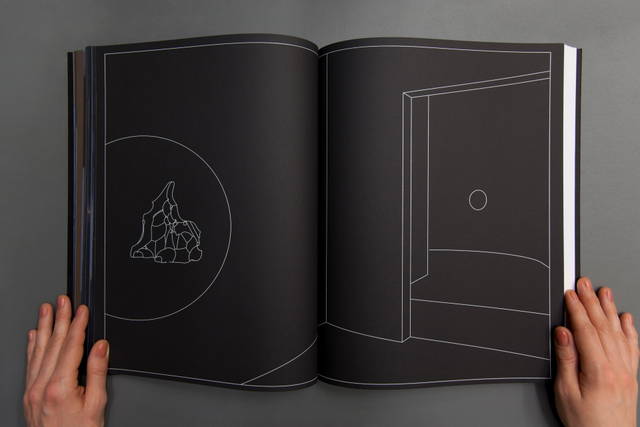 Spread from Olafur Eliasson: Contact, limited edition printed with flourescent ink - Photo: Studio Olafur Eliasson