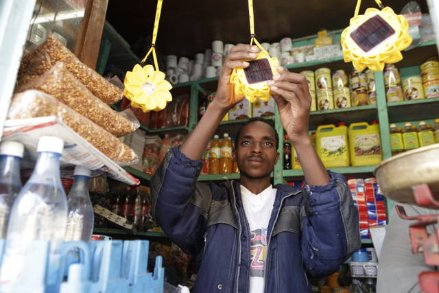 Little Sun, 2012 - Addis Ababa, Ethiopia – 2012 - Photo: Michael Tsegaye