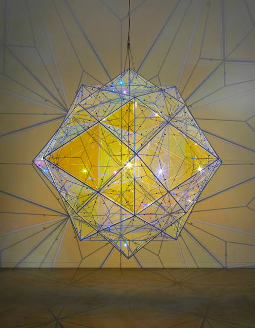 Yellow atmosphere projector, 2018 - Photo: Jens Ziehe