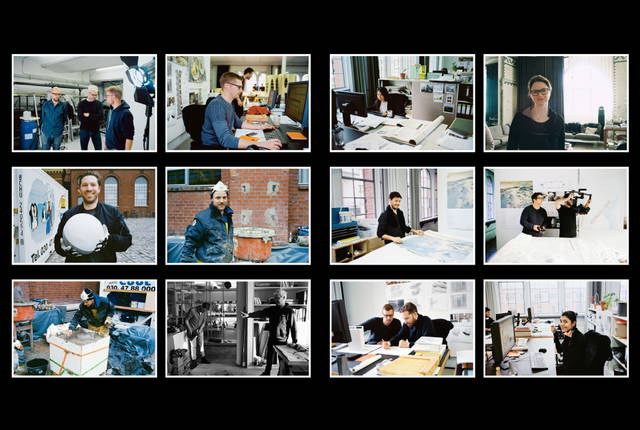 Some of the studio team - Photo: Olafur Eliasson