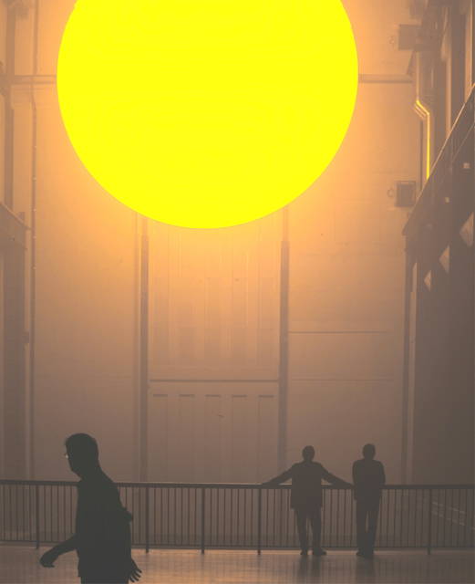 The weather project, 2003 - Turbine Hall, Tate Modern, London (The Unilever Series) – 2003 - Photo: Jens Ziehe