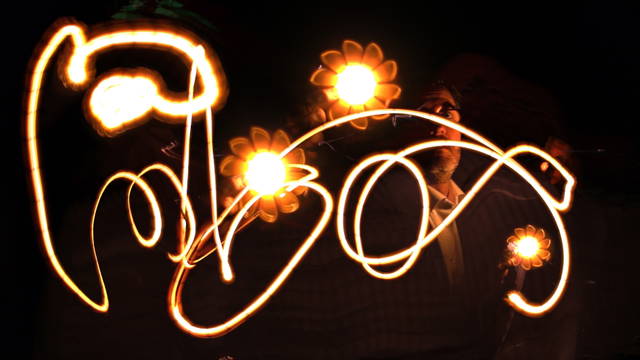 Sunlight graffiti, 2012 - Tate Modern, London – 2012