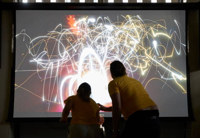 Sunlight graffiti, 2012 - Tate Modern, London – 2019 - Photo: Zan Wimberley
