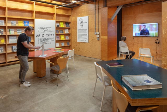 Your OPEN experience at the reading room - The Geffen Contemporary at MOCA, Los Angeles – 2024 - Photo: Zak Kelley