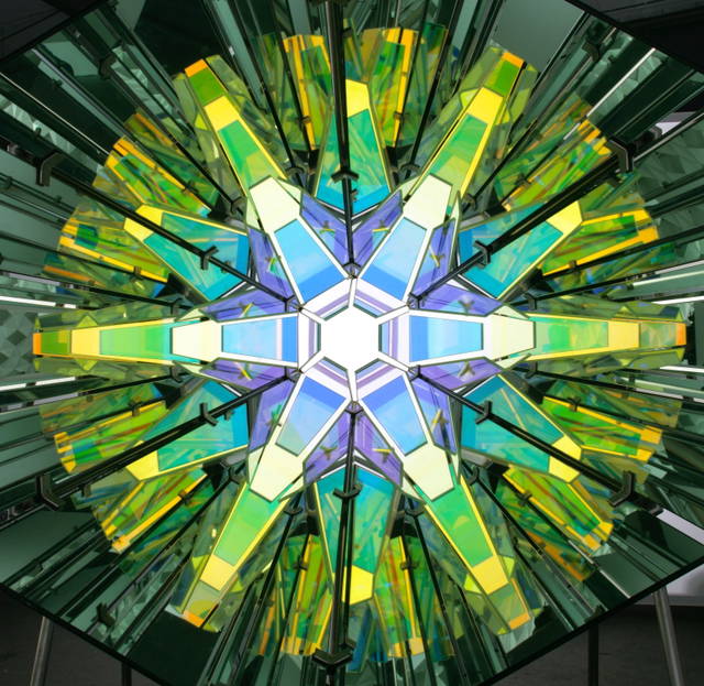 Yellow double kaleidoscope, 2005 - Studio Olafur Eliasson, Berlin – 2005 - Photo: Jens Ziehe