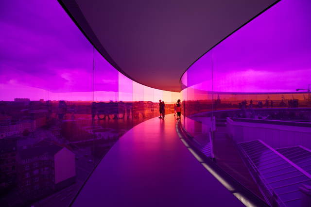Your rainbow panorama, 2011 - ARoS Aarhus Kunstmuseum, Denmark – 2011 - Photo: Thilo Frank / Studio Olafur Eliasson 