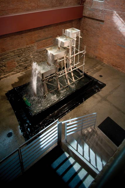 Reversed waterfall, 1998 - PS1 Contemporary Art Center, New York – 1998 - Photo: Christopher Burke