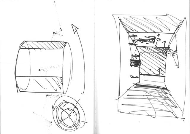 Sketch for the exhibition Your chance encounter