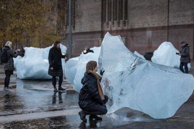 Image used on Blog post '1718' (from S3) - Photo: Olafur Eliasson and Minik Rosing