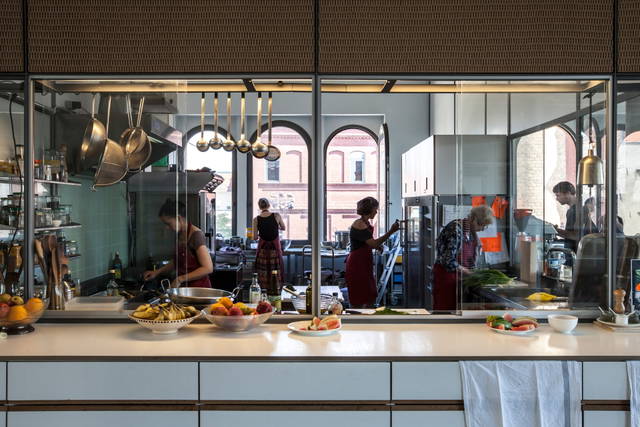 At Studio Olafur Eliasson, the studio kitchen