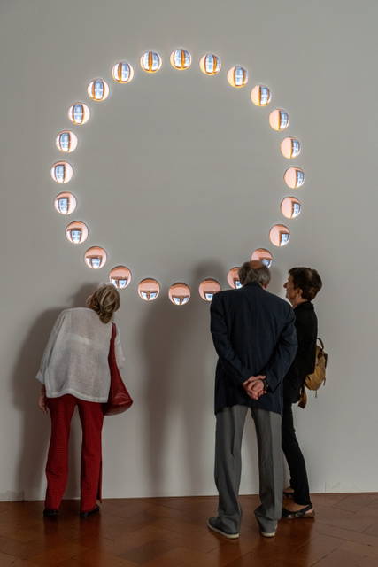 Your timekeeping window, 2022 - Fondazione Palazzo Strozzi, Florence – 2022 - Photo: Ela Bialkowska, OKNO Studio. Courtesy Fondazione Palazzo Strozzi, Florence