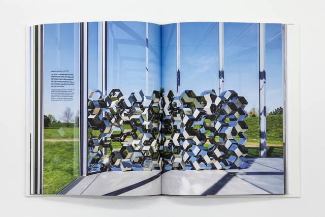 Spread from Olafur Eliasson: Works from the Boros Collection 1994-2015, edited by Christiane Maria Schneider / Langen Foundation and Christian Boros / Boros Foundation 2015