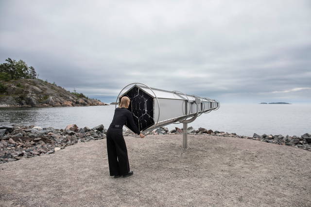 Viewing machine, 2001/2003 - Helsinki Biennial, Vallisaari Island – 2025 - Photo: HAM / Maija Toivanen