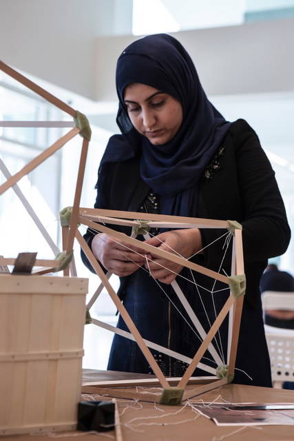 Olafur Eliasson: Green light – An artistic workshop. Co-produced by Thyssen-Bornemisza Art Contemporary. Hosted by Moody Center for the Arts - Moody Center for the Arts, Houston, Texas – 2017 - Photo: Studio Olafur Eliasson / TBA21
